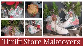 UPCYCLED Thrift Store Finds - Easy DIY CHRISTmas Decorations!