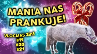 MANIA NAS PRANKUJE! KONIE POTRAFIĄ ZDZIWIĆ VLOGMAS 3IN1 #19 #20 #21