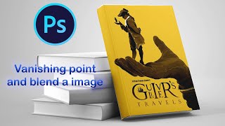 How to blend an image on book | and how to vanishing point in photoshop #photoshop