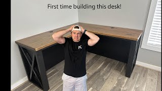 First time building this style desk...what could go wrong?