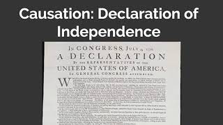 Causes of the Declaration of Independence / American Revolution.