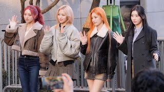 240119 ITZY (있지) 뮤직뱅크 출근길 4K 직캠