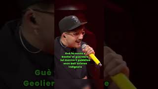 Guè grande uomo #trapitaliana #viral #concerto #sanremo #geolier #guèpequeno #pubblico #indignazione