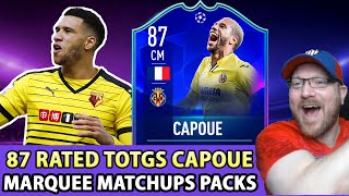 87 Rated Etienne Capoue TOTGS SBC Review - Marquee Matchups Pack Opening - FIFA 22 Ultimate Team