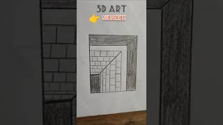 How to draw 3d art #drawing #art #shortvideo #viral