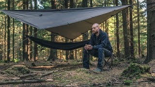 Sleeping Alone In The Wilderness | Solo Hammock Camping