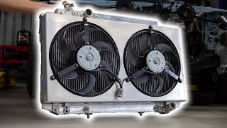 Custom Fan Shroud - Turbo LS Cressida PT3! // + EVO and XD Falcon