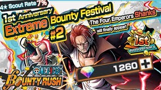 INVOCATION RECRUTEMENT SHANKS +750 DIAMANTS ! One Piece Bounty Rush OPBR FR