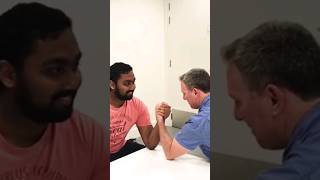 Arm wrestling between student and Teacher 🤪 #armwrestling #newzealand #shorts #studentlife