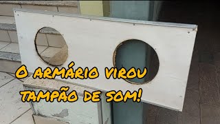 Resto de armário velho virou tampão pro Corsa! Mais: limpeza do tbi apagou luz da injeção