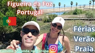 Video melhorado Figueira da Foz | Portugal | praia 🏖️ | sol ☀️ | férias | lugar lin #portugal EP. 90