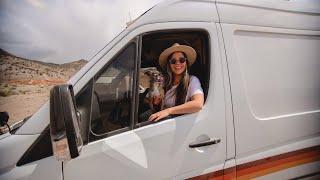 Starting our first REAL ROADTRIP in our DIY SPRINTER VAN // Vanlife Travel