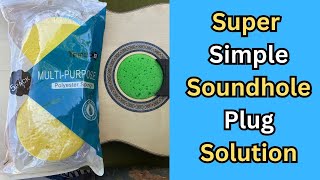 Simple Solution To Plug Soundhole - Keep Soundbox Dust Free! | David Schramm Pro Luthier tips