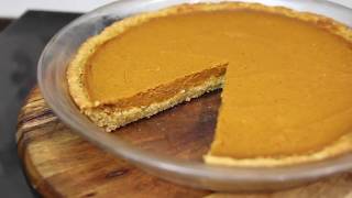 HOMEMADE PUMPKIN PIE (VEGAN) - CookingwithKarma