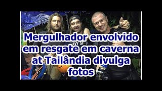 Mergulhador envolvido em resgate em caverna at Tailândia divulga fotos