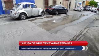 #DenunciaMN #MeganoticiasColima 💦⚠️Por casi dos meses tirándose agua potable en calle Constitución