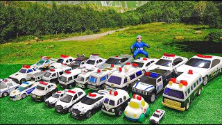 27種類のパトカーのミニカーを紹介する。Introducing 27 types of police car miniature cars.