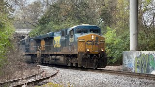 CSX ES40DC 5202 Leads TVA Coal C729-17 on 11/19/24