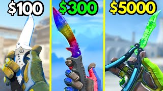 BEST Knife in CS2 For Every BUDGET in 2024! (CHEAP CS2 KNIVES SKINS)