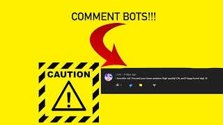 What to do if you see a YouTube bot - Bonus Video.