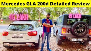 Mercedes GLA 200d Detailed Review 2022 || Mahindra Thar V/s Mercedes #thar #mercedes #mghector