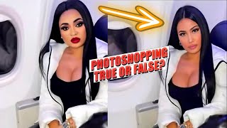 Popular social media  influencer is being accused of photoshopping her images… true or false?