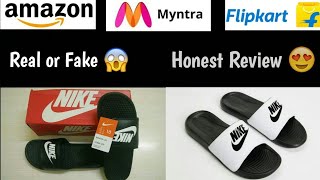 Nike Flip Flops Review | Nike Unboxing | Nike Slippers Review  | Flipkart Unboxing| Myntra | Amazone