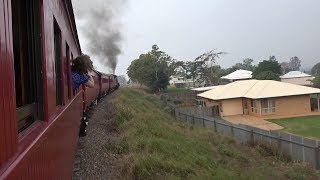 On board the Mary Valley Rattler