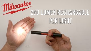 Milwaukee Tools - 250 Lumen Rechargeable  Pen Light Review