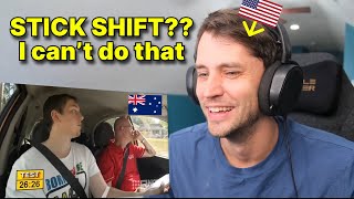 American reacts to hilarious Driving Test Australia clips