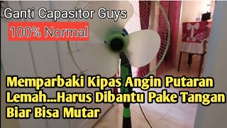 Service kipas angin putaran nya lemah