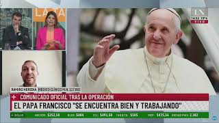 Operación al Papa Francisco por Obstrucción Intestinal