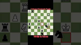 2 moves checkmate puzzle #chess #rapid #blitz #checkmate #chessgame #chesstraps #chesstricks #shorts