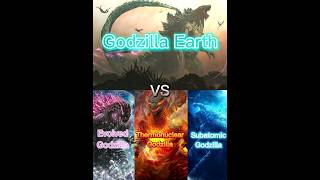 Godzilla Earth #vs Evolved,Thermonuclear,Subatomic Godzilla #godzilla #godzillaearth #monsterverse