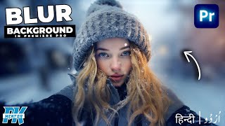 BLUR The BACKGROUND Of A PHOTO In Premiere Pro| adobe premiere pro tutorial for beginners