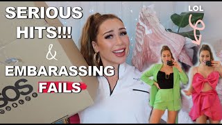 MISSGUIDED VS ASOS TRY ON HAUL.. INSPIRATION FOR GOING OUT OUTFITS ... IT WAS ALL GOING SO WELL 😭😂