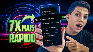 CELULAR LENTO? Como deixar o CELULAR mais RÁPIDO!!! 7× MAIS VELOZ 🚀