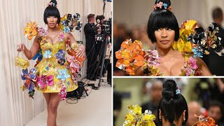 NICKI MINAJ AT THE MET GALA 2024.                      #nickiminaj #youtubeshorts #metgala #metgala