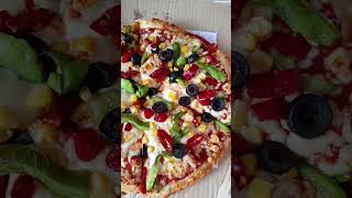 Domino's Veggie Paradise Close Look. #shorts #pizza #trending #subscribe