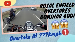 Enfield Overtakes Dominar 😱😱 |  Enfield Top Speed | #CRSBiker