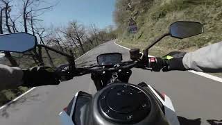 KTM 890 DUKE R - Winding road to Rocca di Roffeno