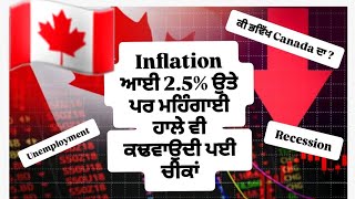 ਕੈਨੇਡਾ 'ਚ Inflation ਦੀ ਦਰ ਘਟੀ: ਪਰ ਮਹਿੰਗਾਈ ਹਾਲੇ ਵੀ ਅੰਤਾਂ ਦੀ।  ਤੁਹਾਡੇ ਲਈ ਕੀ ਮਤਲਬ ਹੈ?