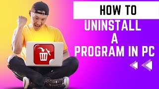 How To Uninstall A Program From PC | Delete a software from Computer #myfirstvlog #howto #viral