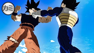 Goku VS Vegeta PT 2 | Animation Practice - Kaioshin Animations #shorts #9