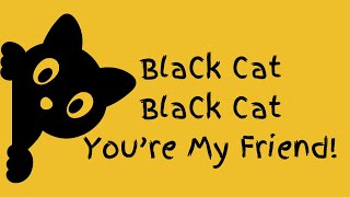 Purr & Meow Black Cat Song & Video   #kidsongs