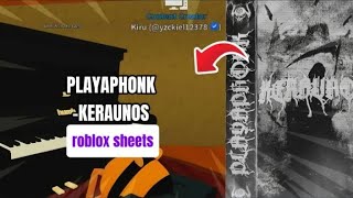 PlayaPhonk - Keraunos | Roblox Piano [ sheets in desc ]