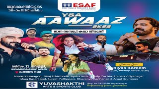 38th ANNIVERSARY | YUVASHAKTHI ARTS & SPORTS CLUB ANGADIMUGAR  PRESENTS  YSA AAWAZZ 2K23  ON DEC 22