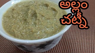 Allam Chutney | Green Ginger Chutney | Breakfast chutney | Spicy | Recipe in Telugu | Havisa Food