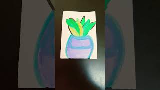 aesthetic painting 🖼 drawing ✨️ #youtubeshorts #art #craftwork #artstyle #mycraft