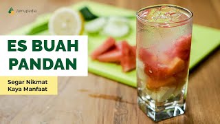 Tutorial membuat Es Buah Pandan